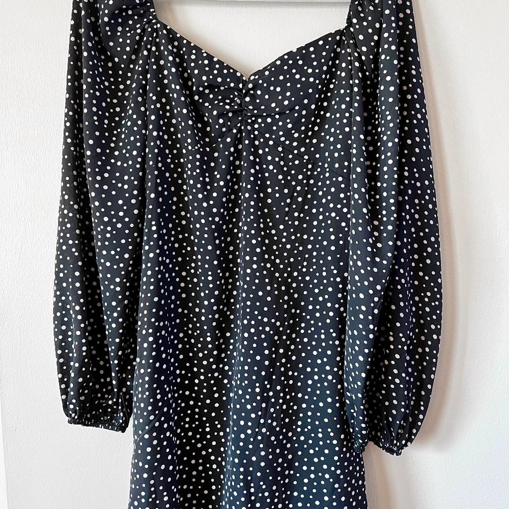 Missguided Exclusive Shirred Skater Dress with Open Back